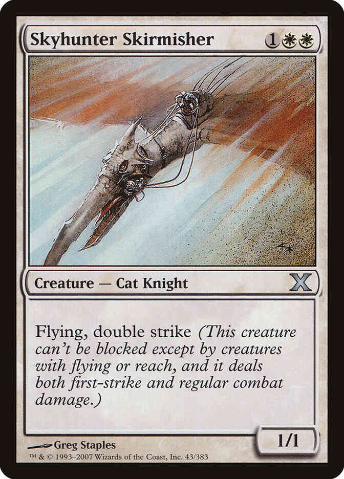 Skyhunter Skirmisher [43] [Tenth Edition] [Non-Foil]