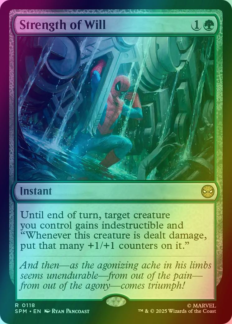 Strength of Will [118] [Marvel's Spider-Man] [Foil]