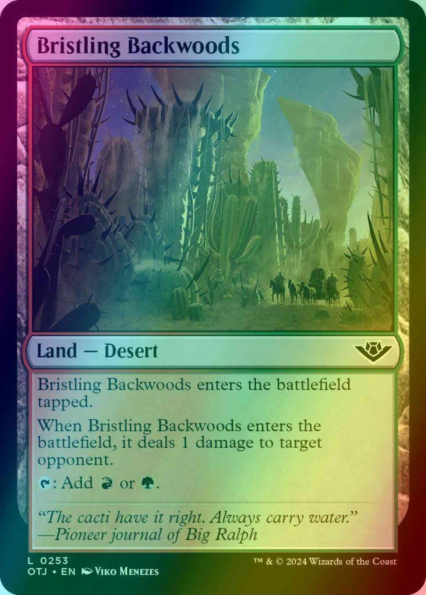 Bristling Backwoods [253] [Outlaws of Thunder Junction] [Foil]