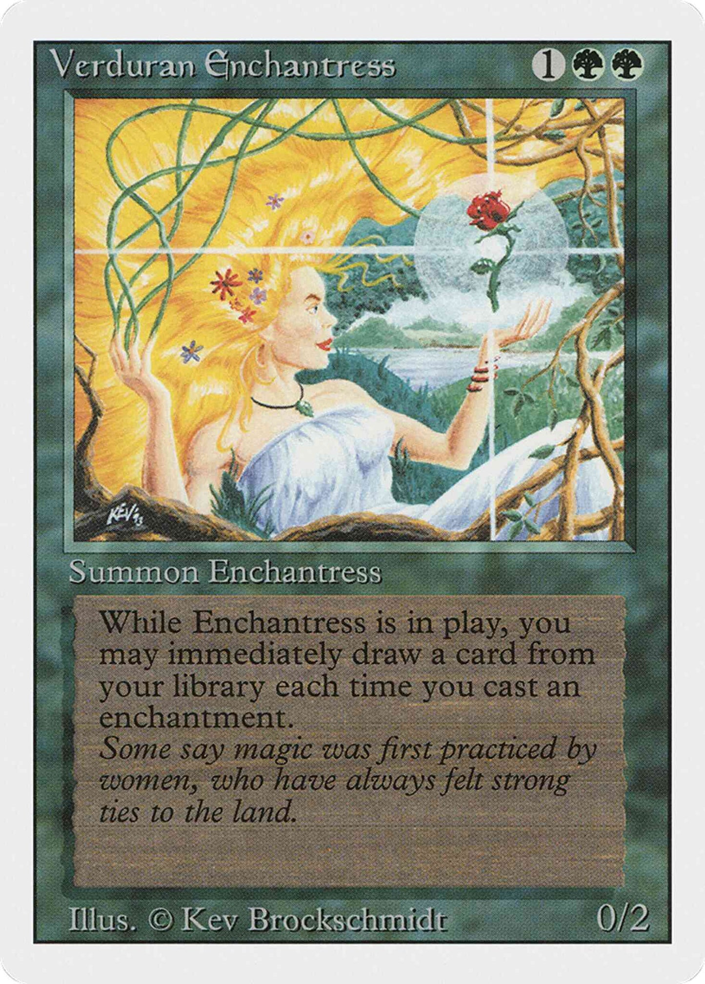 Verduran Enchantress [223] [Revised Edition] [Non-Foil]