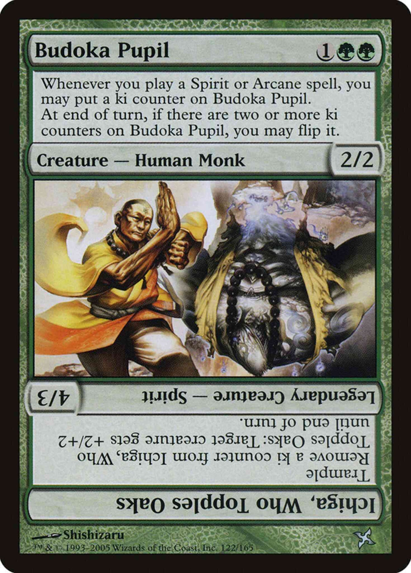 Budoka Pupil // Ichiga, Who Topples Oaks [122] [Betrayers of Kamigawa] [Non-Foil]