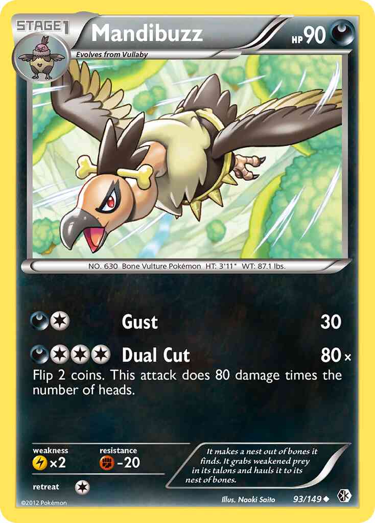 Mandibuzz - 93/149 - Uncommon [bw7-93] [Non-Holo]