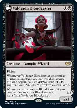 Voldaren Bloodcaster // Bloodbat Summoner [137] [Innistrad: Crimson Vow] [Non-Foil]