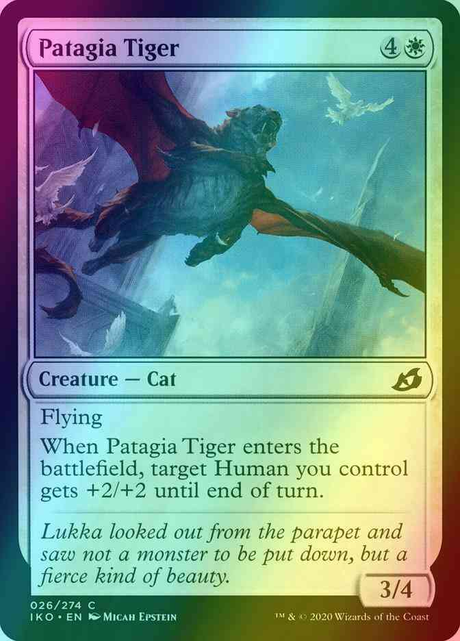 Patagia Tiger [26] [Ikoria: Lair of Behemoths] [Foil]
