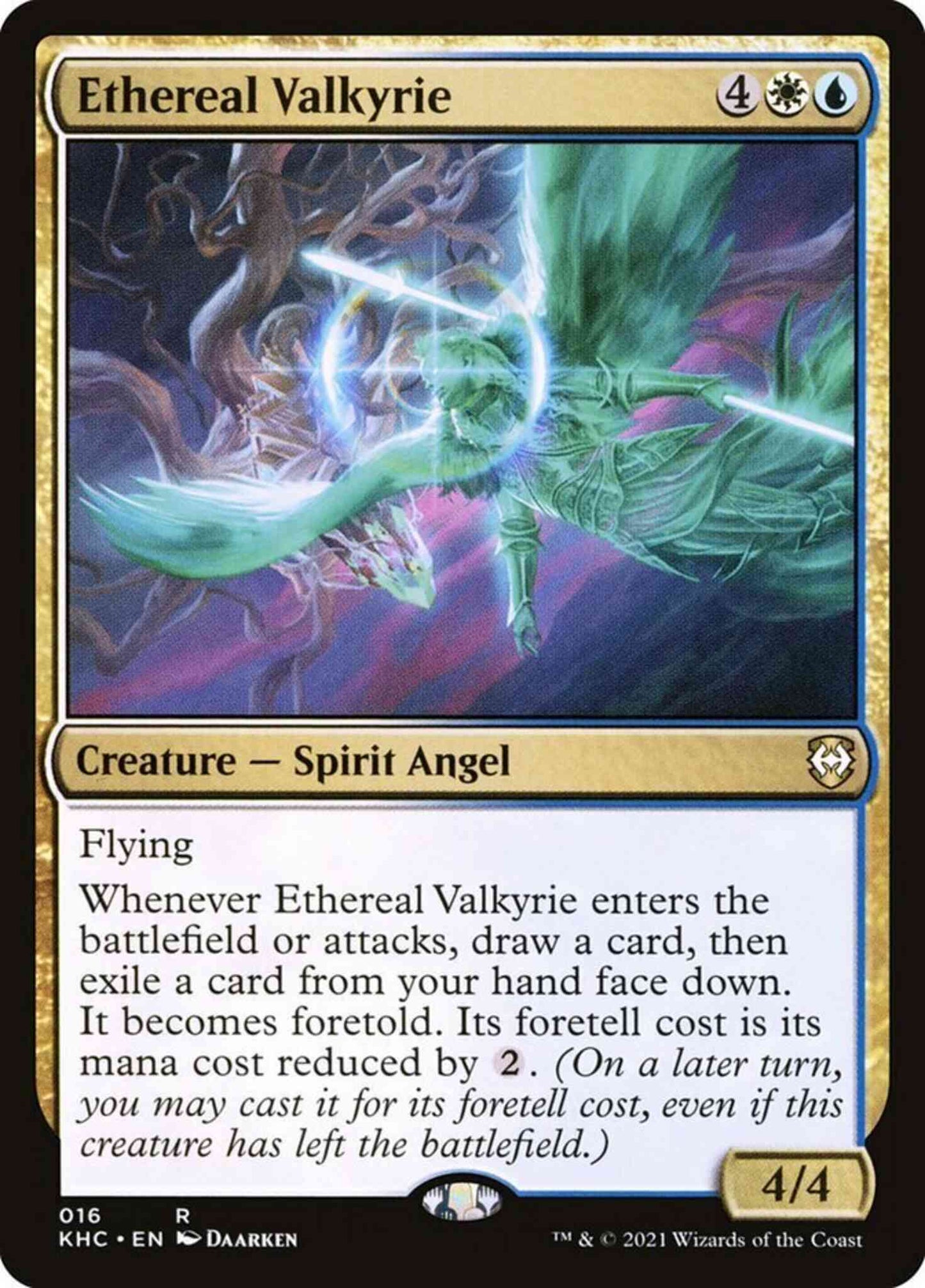 Ethereal Valkyrie [16] [Kaldheim Commander] [Non-Foil]