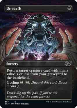 Unearth [357] [Borderless] [Double Masters 2022] [Non-Foil]