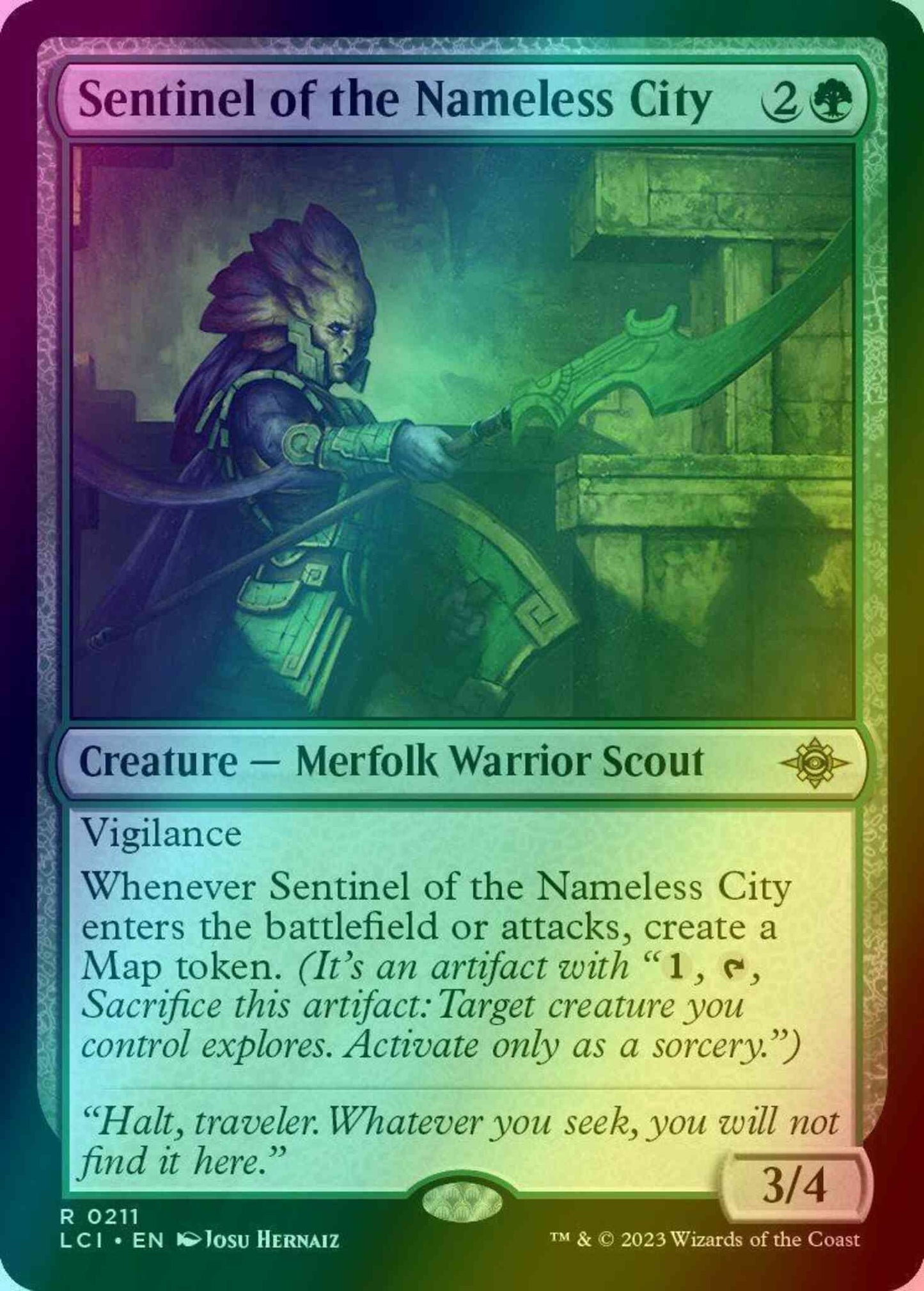Sentinel of the Nameless City [211] [The Lost Caverns of Ixalan] [Foil]
