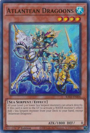 Atlantean Dragoons - RA03-EN006 - Ultra Rare - 1st Edition