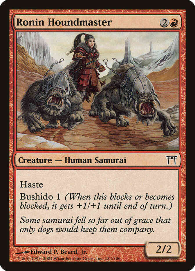 Ronin Houndmaster [184] [Champions of Kamigawa] [Non-Foil]
