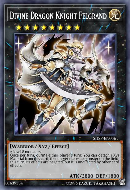 Divine Dragon Knight Felgrand - SHSP-EN056 - Ghost Rare - 1st Edition