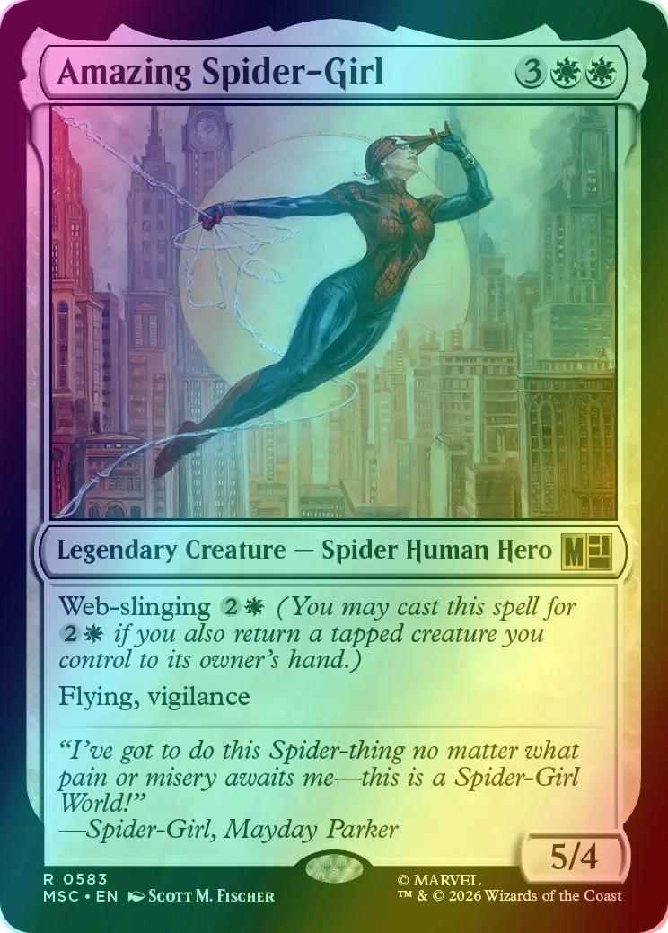 Amazing Spider-Girl [583] [Jumpstart] [Marvel Super Heroes: Commander] [Foil]
