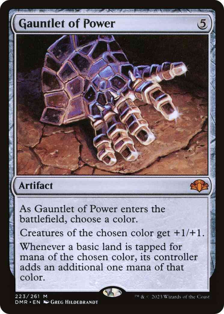 Gauntlet of Power [223] [Dominaria Remastered] [Non-Foil]