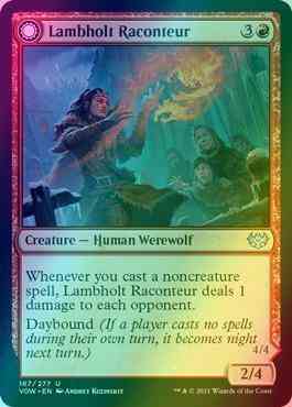 Lambholt Raconteur // Lambholt Ravager [167] [Innistrad: Crimson Vow] [Foil]
