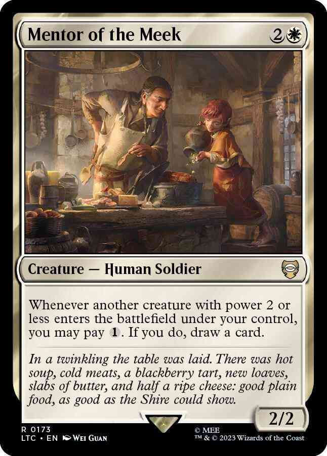 Mentor of the Meek [173] [The Lord of the Rings: Tales of Middle-earth: Commander] [Non-Foil]