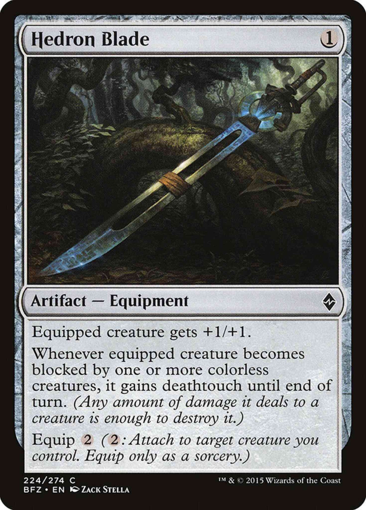 Hedron Blade [224] [Battle for Zendikar] [Non-Foil]