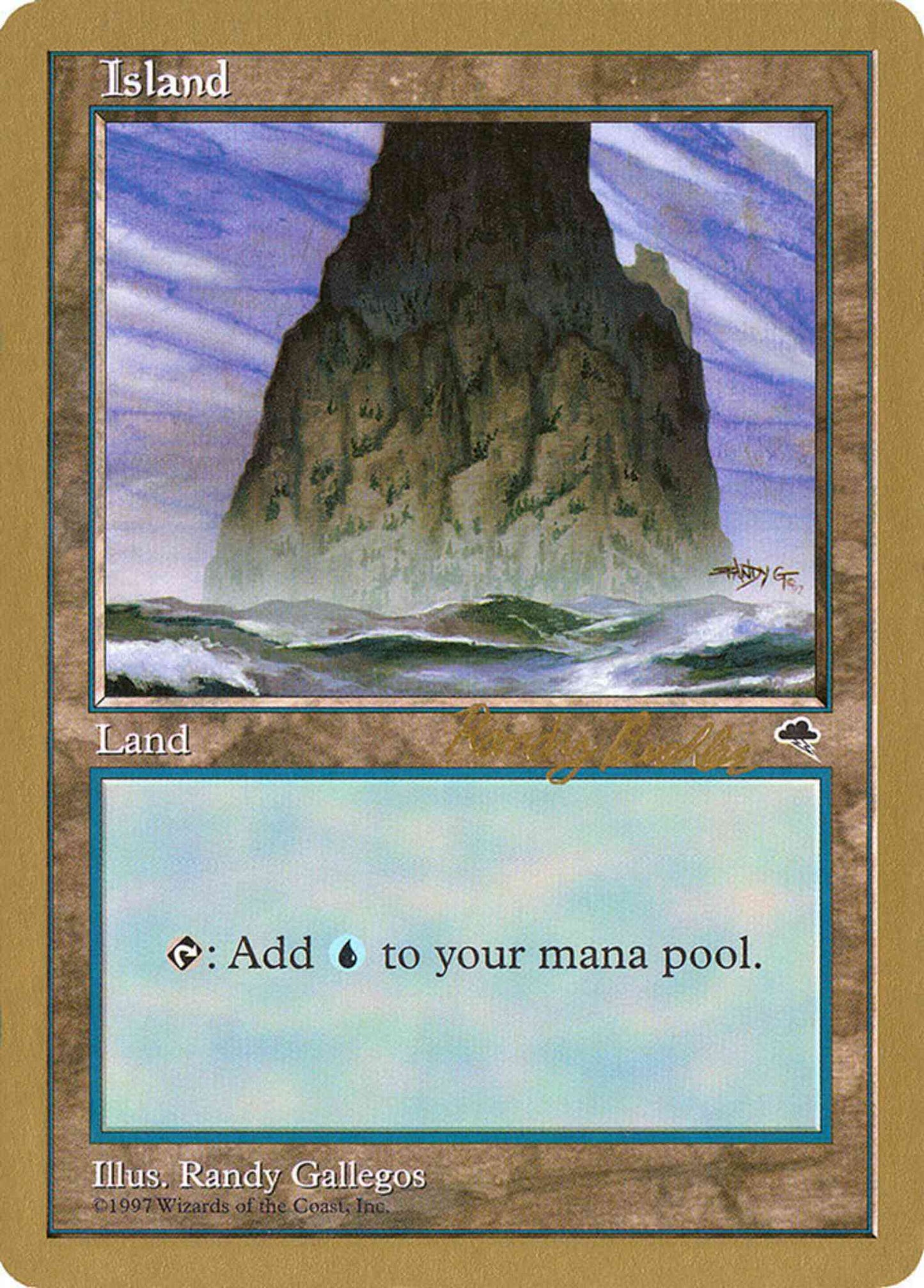 Island [rrb337] [Single Massive Centered] [World Championship Decks 1998] [Non-Foil]