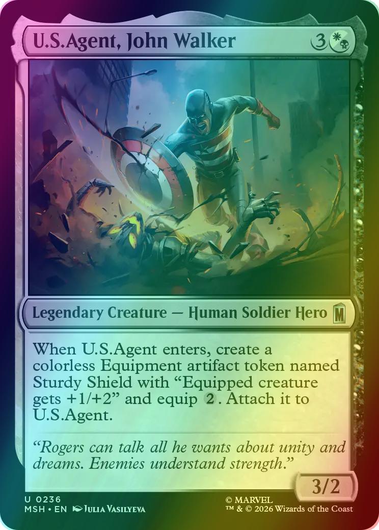 U.S.Agent, John Walker [236] [Marvel Super Heroes] [Foil]