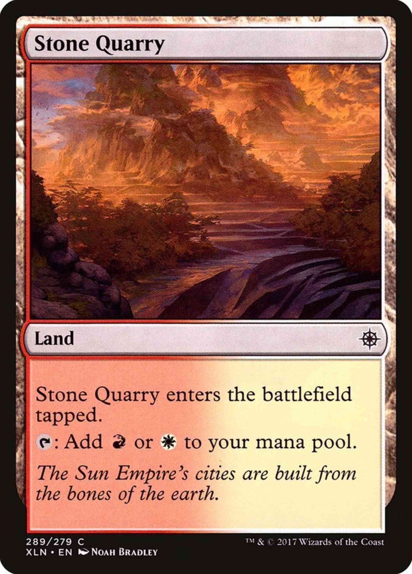 Stone Quarry [289] [Ixalan] [Planeswalker Deck Exclusive] [Ixalan] [Non-Foil]