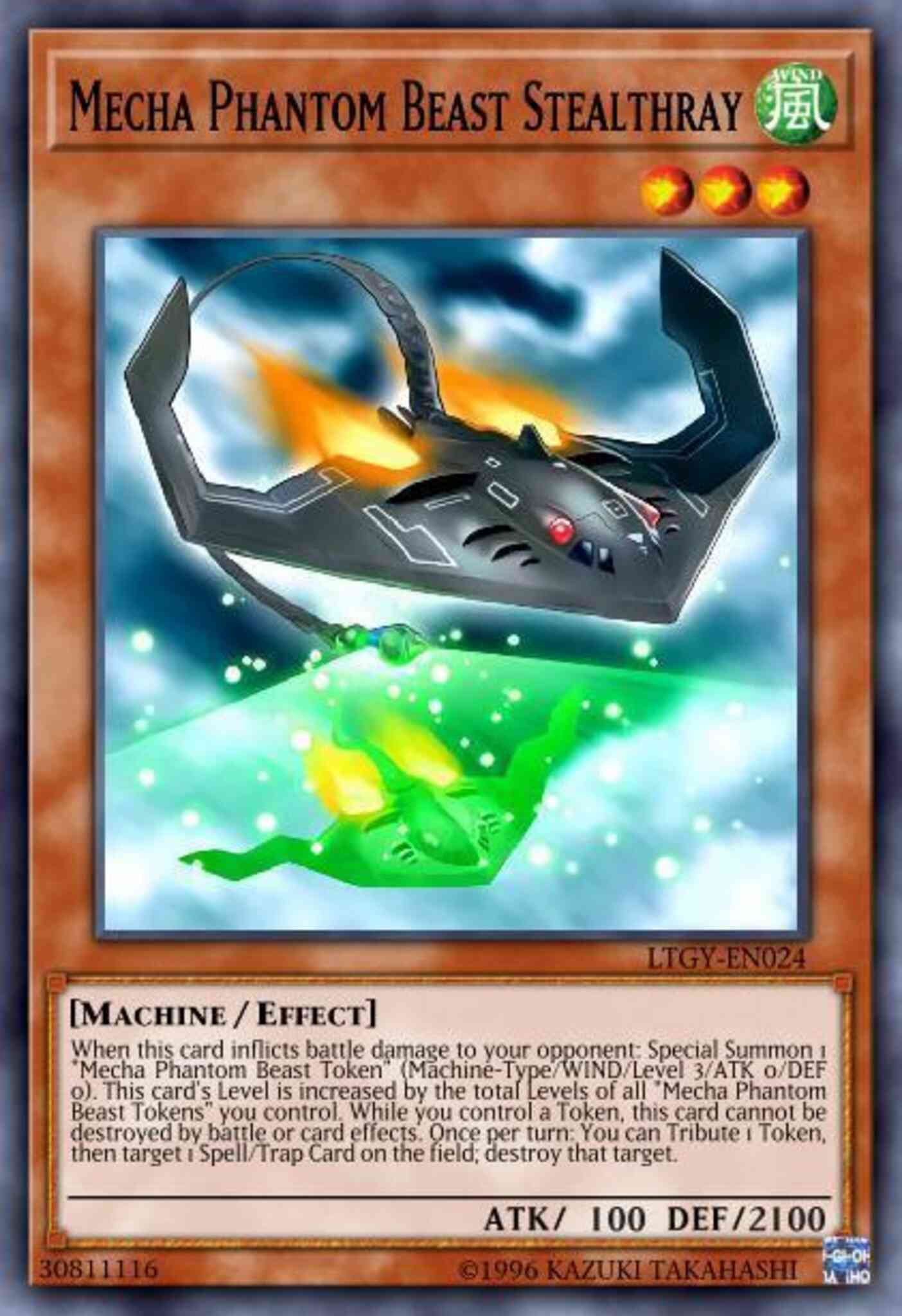 Mecha Phantom Beast Stealthray - LTGY-EN024 - Common - 1st Edition