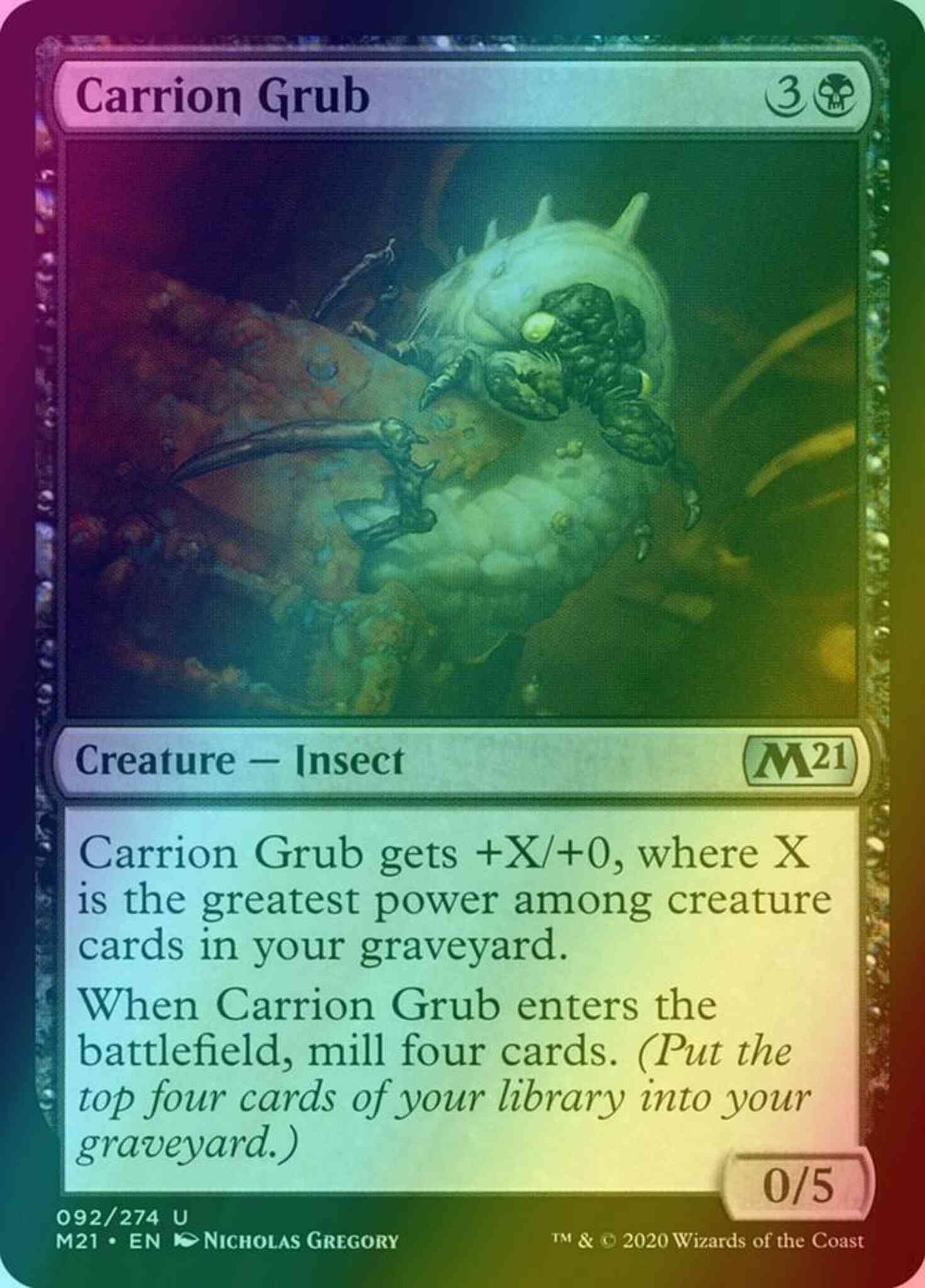 Carrion Grub [92] [Core Set 2021] [Foil]