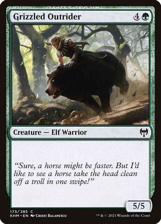 Grizzled Outrider [173] [Kaldheim] [Non-Foil]