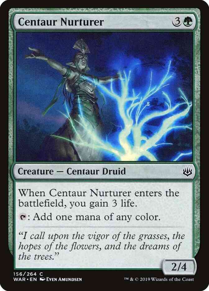 Centaur Nurturer [156] [War of the Spark] [Non-Foil]