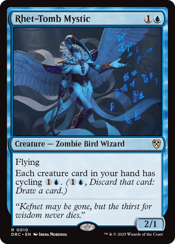 Rhet-Tomb Mystic [10] [Aetherdrift: Commander] [Non-Foil]