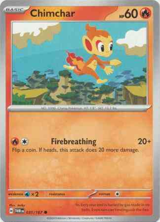 Chimchar - 031/167 - Common [sv06-031] [Non-Holo]