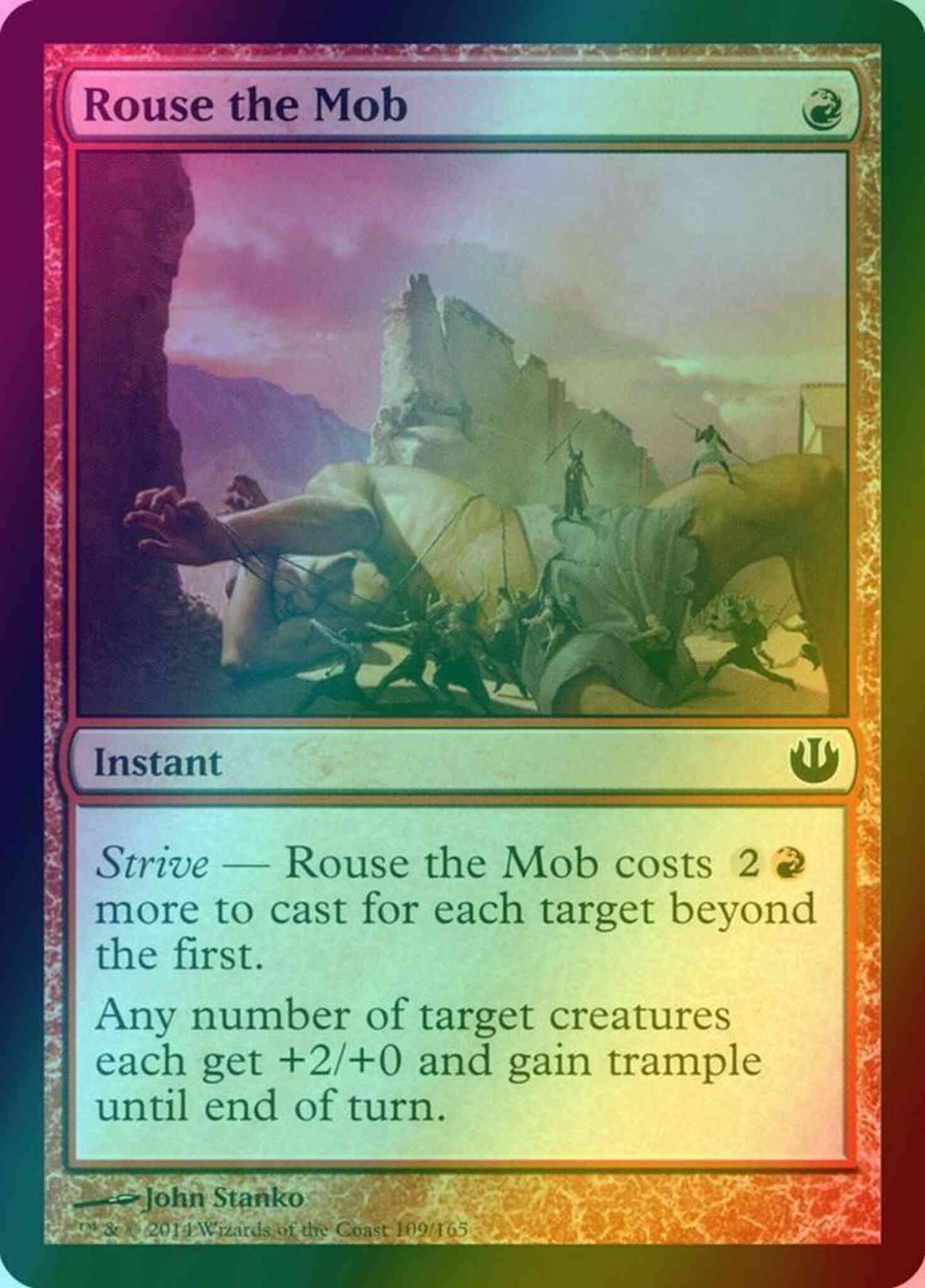 Rouse the Mob [109] [Journey into Nyx] [Foil]