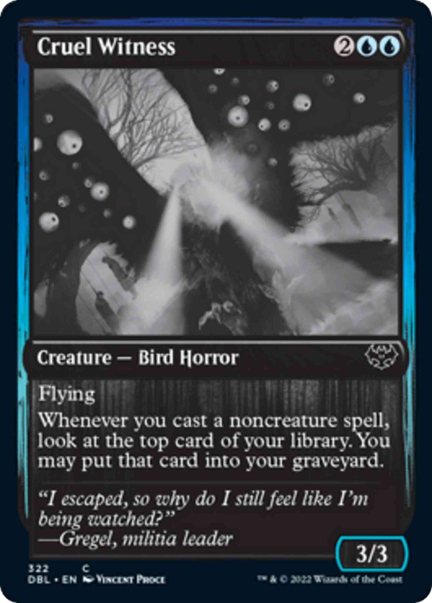 Cruel Witness [322] [Innistrad: Double Feature] [Non-Foil]