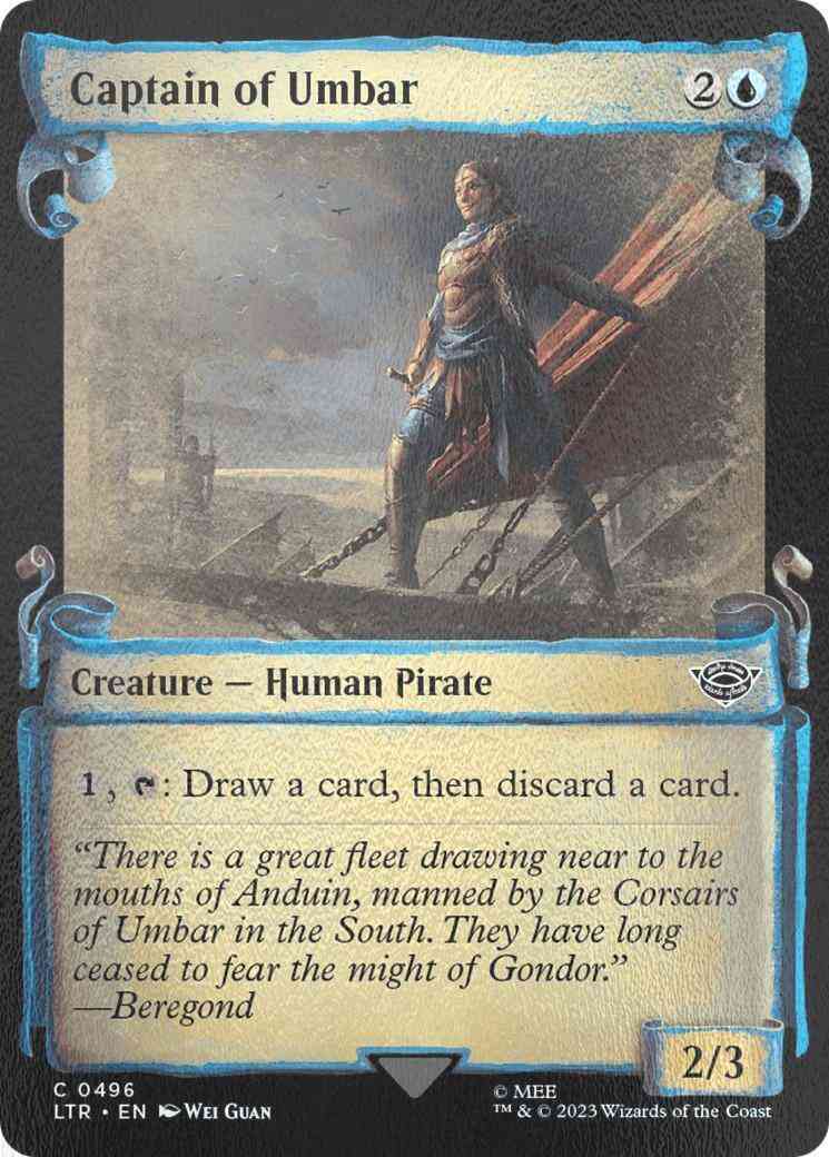 Captain of Umbar [496] [Scrolls Showcase] [The Lord of the Rings: Tales of Middle-earth] [Silver Foil]