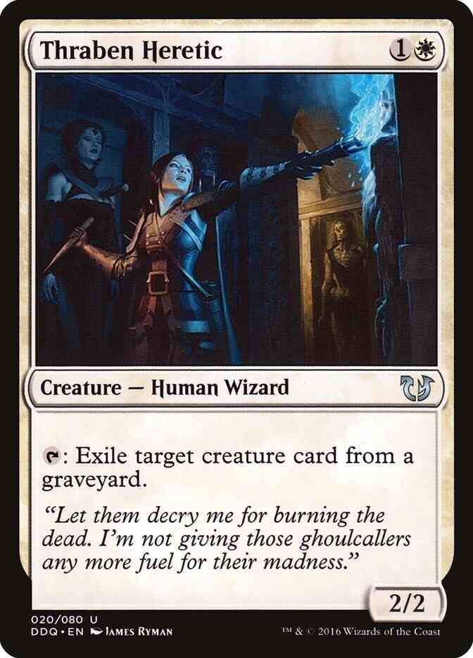 Thraben Heretic [20] [Duel Decks Blessed vs Cursed] [Non-Foil]