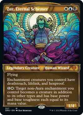 Zur, Eternal Schemer [327] [Stained Glass Showcase] [Dominaria United] [Non-Foil]