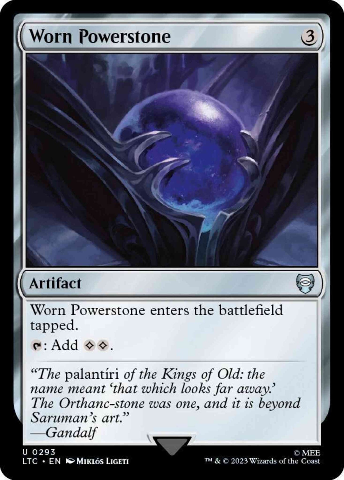 Worn Powerstone [293] [The Lord of the Rings: Tales of Middle-earth: Commander] [Non-Foil]