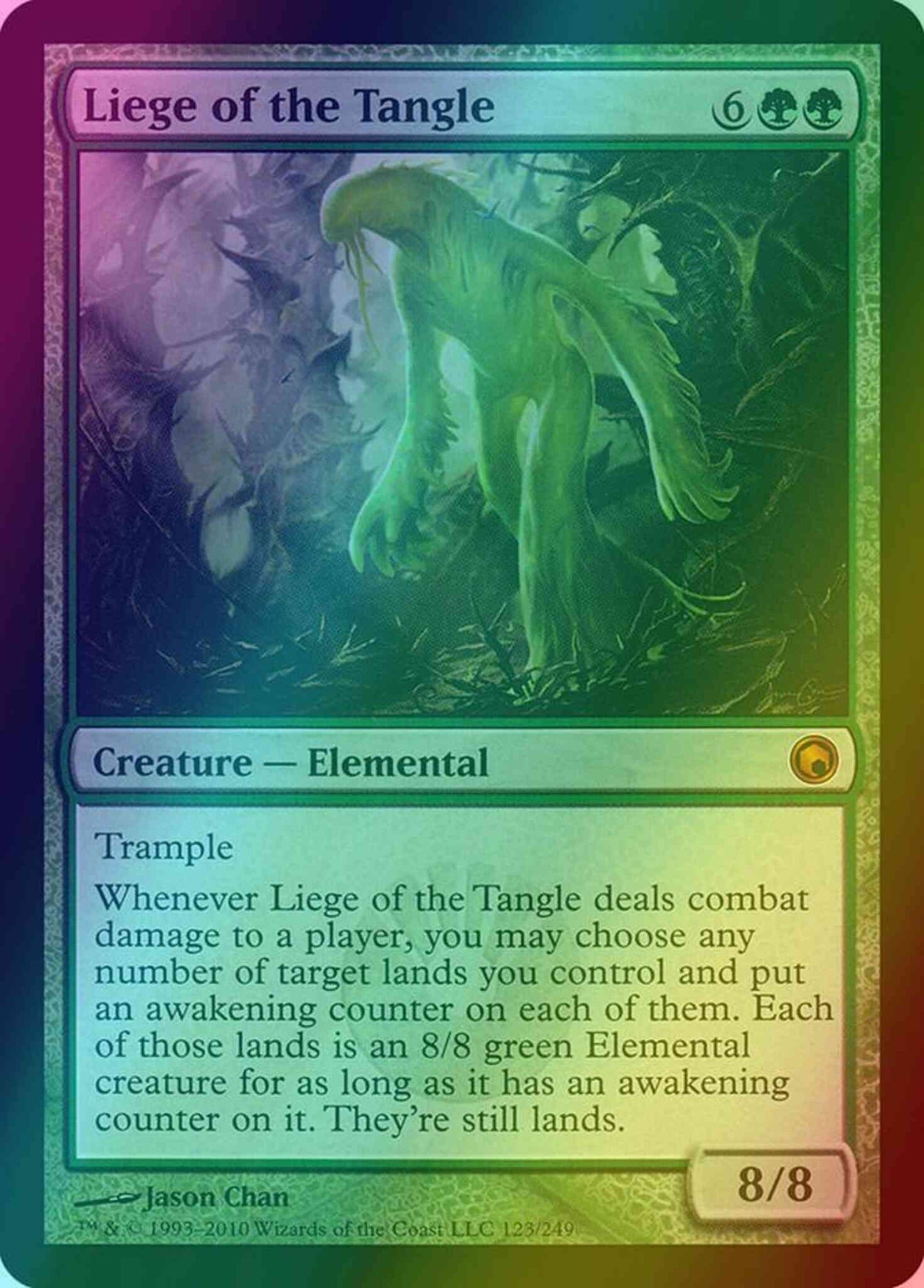 Liege of the Tangle [123] [Scars Of Mirrodin] [Foil]