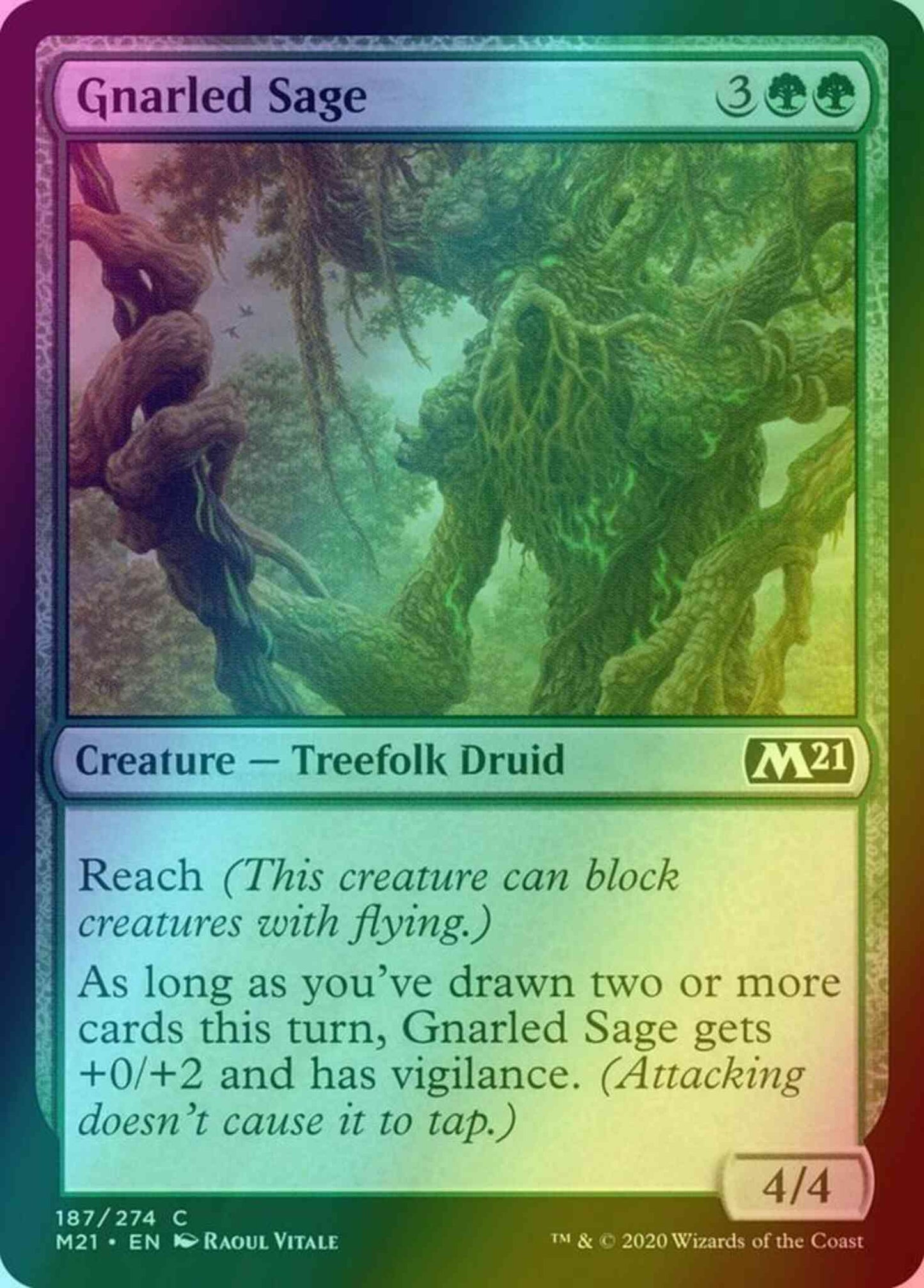 Gnarled Sage [187] [Core Set 2021] [Foil]