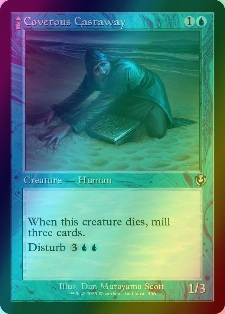 Covetous Castaway // Ghostly Castigator [456] [Retro Frame] [Innistrad Remastered] [Foil]