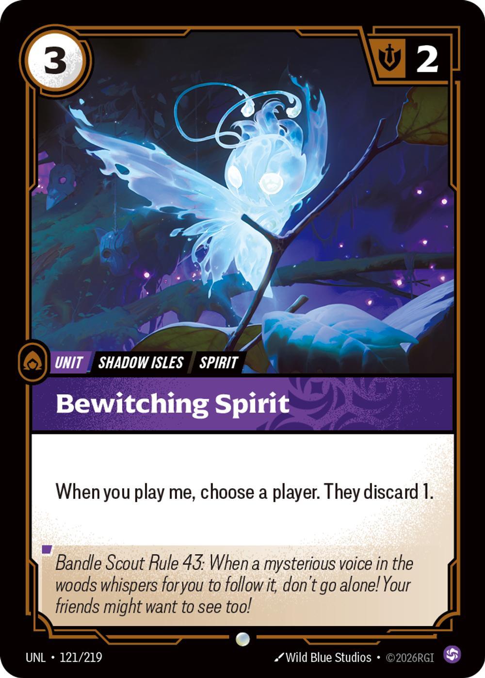 Bewitching Spirit - 121/219 [Unleashed] [Non-Foil]