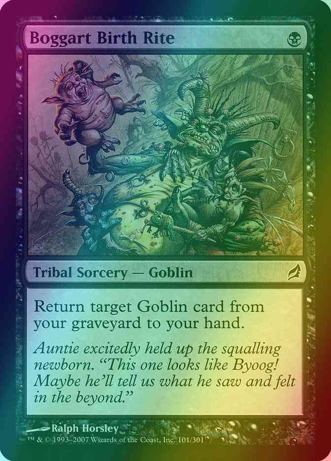 Boggart Birth Rite [101] [Lorwyn] [Foil]