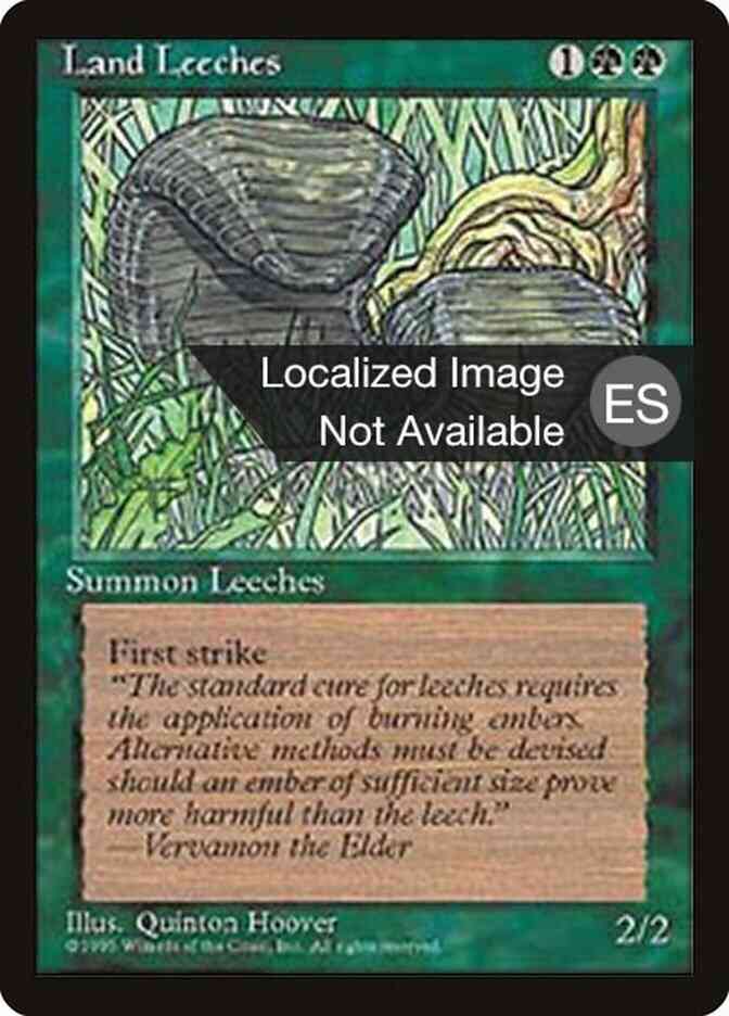 Land Leeches - Korean [255] [Fourth Edition Black Border: Korean] [Non-Foil]