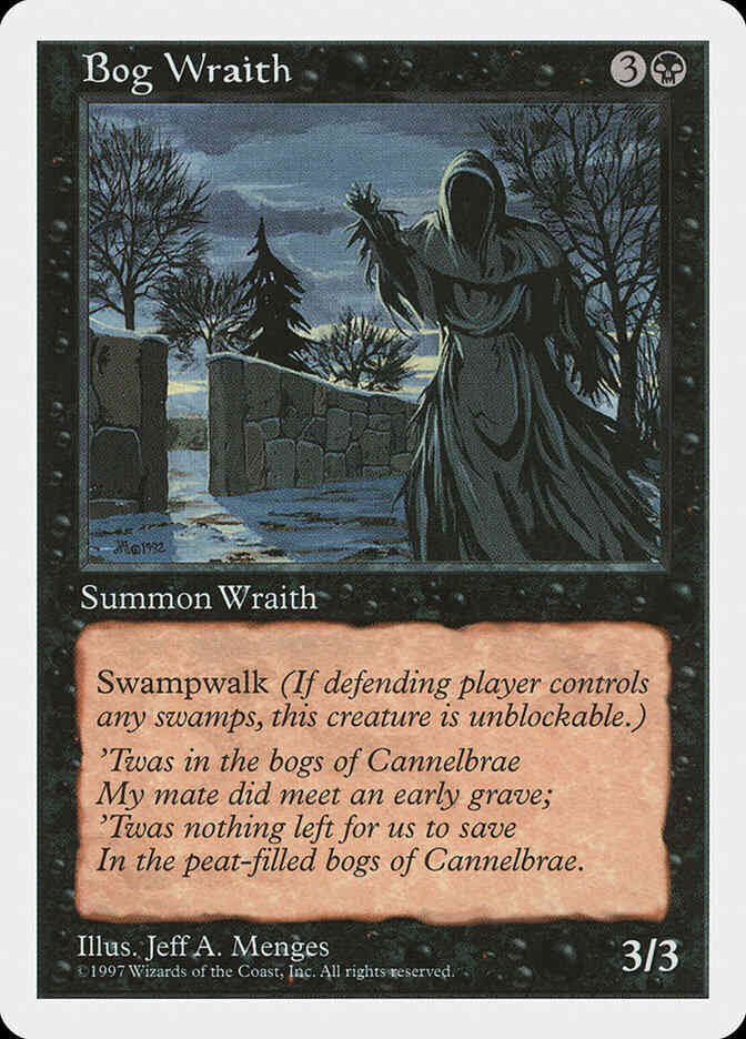 Bog Wraith [147] [Fifth Edition] [Non-Foil]