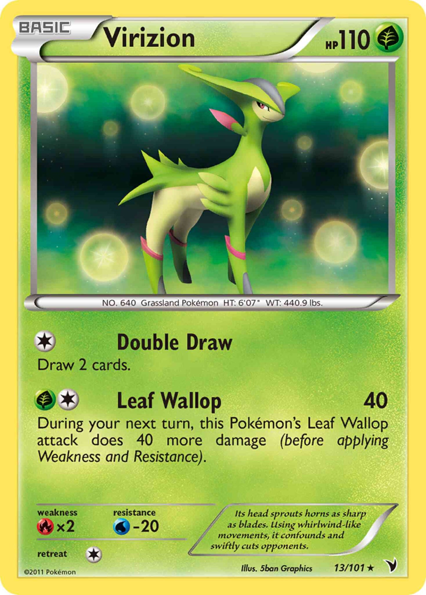 Virizion - 13/101 - Rare Holo [bw3-13] [Holo]