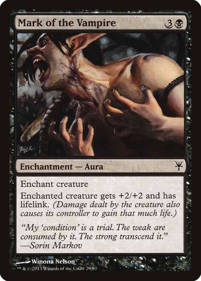 Mark of the Vampire [29] [Duel Decks Sorin vs Tibalt] [Non-Foil]