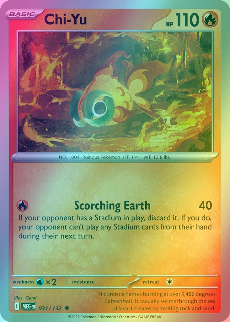 Chi-Yu - 031/132 - Uncommon [me01-031] [Reverse Holo]