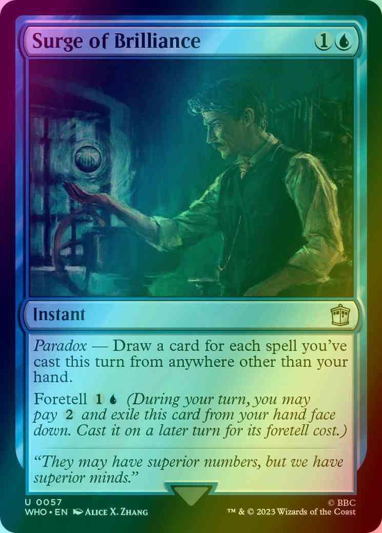 Surge of Brilliance [57] [Universes Beyond: Doctor Who] [Foil]