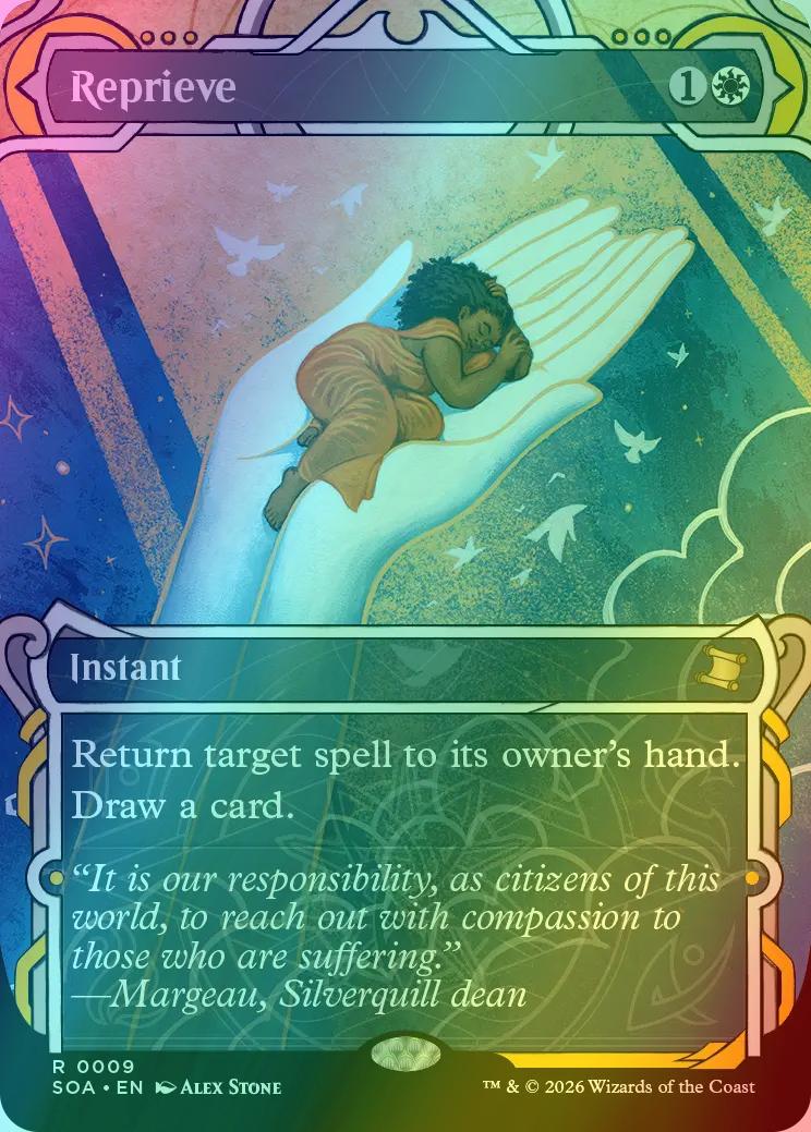Reprieve [9] [Showcase] [Secrets of Strixhaven: Mystical Archive] [Foil]