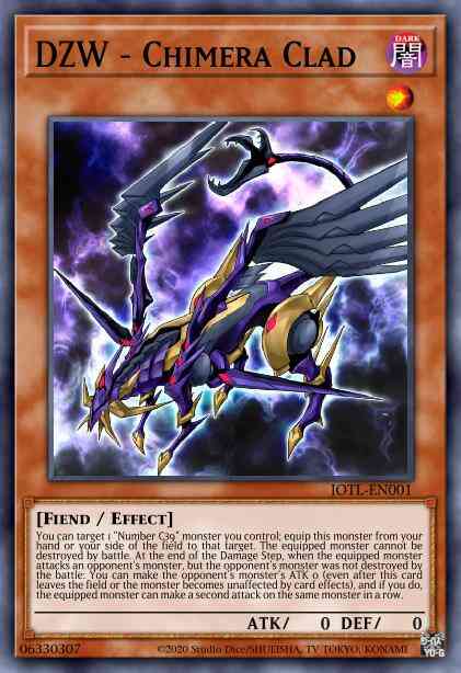 DZW - Chimera Clad - JOTL-EN001 - Rare - 1st Edition