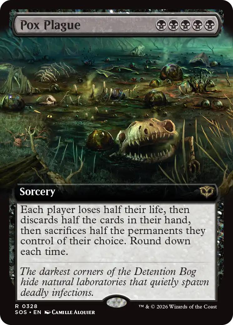 Pox Plague [328] [Extended Art] [Secrets of Strixhaven] [Non-Foil]