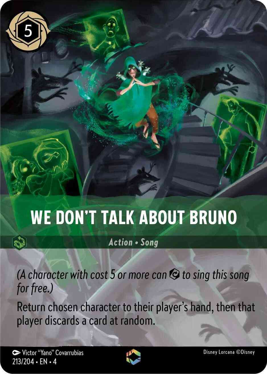 We Don't Talk About Bruno (Enchanted) - 213/204 [Ursula's Return] [Holofoil]