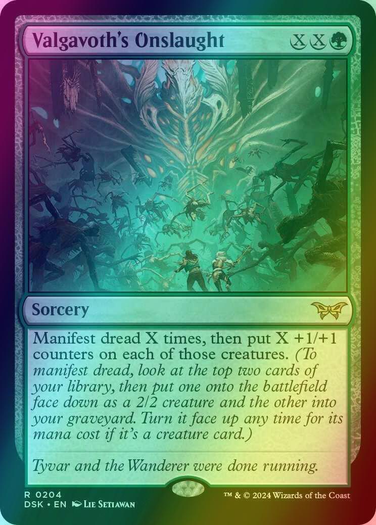 Valgavoth's Onslaught [204] [Duskmourn: House of Horror] [Foil]